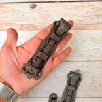 Vintage Iron Door Latch , Rustic Barrel Bolt Lock 2 pcs Lot - Image 8