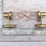 Vintage Pink Crystal Glass Door Handle – 6 Inch Antique Brass Pull Handle for Cabinets, Drawers & Furniture Hardware - Image 11