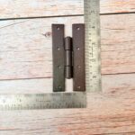 Vintage Rustic Iron Door Hinges Set of 2 – Handmade Farmhouse Hardware for Doors and Cabinets - Image 4