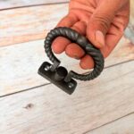 Vintage Twisted Rope Drawer Pulls | Cast Iron Cabinet Hardware 10 pcs lot - Image 4
