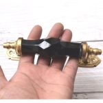 Vintage Black Crystal Glass Door Handle – Antique Brass Pull Handle for Cabinets, Drawers & Furniture 2 pcs - Image 5