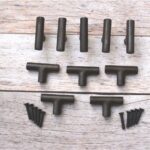 Handmade cast Iron Door Gate Knobs Pull Kitchen Hardware Vintage Style Lot Of 10 - Image 6