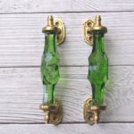 Vintage Green Crystal Glass Door Handle – 7  Inch Antique Brass Pull Handle for Cabinets, Drawers & Furniture Hardware - Image 4