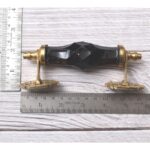 Vintage Black Crystal Glass Door Handle – Antique Brass Pull Handle for Cabinets, Drawers & Furniture 2 pcs - Image 6