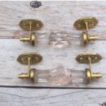 Vintage Pink Crystal Glass Door Handle – 6 Inch Antique Brass Pull Handle for Cabinets, Drawers & Furniture Hardware - Image 6