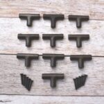 Handmade cast Iron Door Gate Knobs Pull Kitchen Hardware Vintage Style Lot Of 10 - Image 2
