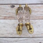 Vintage Pink Crystal Glass Door Handle – 6 Inch Antique Brass Pull Handle for Cabinets, Drawers & Furniture Hardware - Image 7