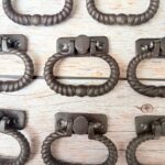 Vintage Twisted Rope Drawer Pulls | Cast Iron Cabinet Hardware 10 pcs lot - Image 7