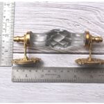 Vintage White Crystal Glass Door Handle – 6 Inch Antique Brass Pull Handle for Cabinets, Drawers & Furniture Hardware - Image 7