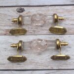 Vintage Pink Crystal Glass Door Handle – 6 Inch Antique Brass Pull Handle for Cabinets, Drawers & Furniture Hardware - Image 8