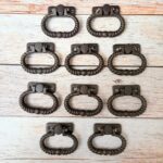 Vintage Twisted Rope Drawer Pulls | Cast Iron Cabinet Hardware 10 pcs lot - Image 8