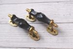 Vintage Black Crystal Glass Door Handle – Antique Brass Pull Handle for Cabinets, Drawers & Furniture 2 pcs - Image 6