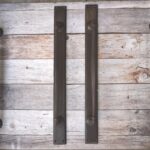 Rustic Iron Barn Door Pull Handle – 20 Inch Large Vintage Door Handle with Backplate for Sliding Doors & Gates 2 pcs Lot - Image 3