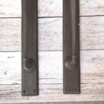 Rustic Iron Barn Door Pull Handle – 20 Inch Large Vintage Door Handle with Backplate for Sliding Doors & Gates 2 pcs Lot - Image 10