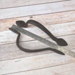 Iron Door Pull Handle – 14" Vintage Heavy Duty Black Door Handle for Sliding Barn Doors, Gates, Cabinets, Garage, Sheds & Furniture (Pack of 2) - Image 2