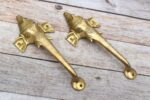 Handmade Brass Ganesha Door Handle Pair – Elephant Antique Temple Door Pull Hardware for Home & Pooja Room 2 PCS - Image 5