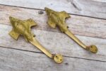 Handmade Brass Ganesha Door Handle Pair – Elephant Antique Temple Door Pull Hardware for Home & Pooja Room 2 PCS - Image 6