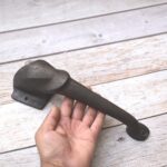 Elephant Head Cast Iron Door Handle – 11 Inch Rustic Antique Black Decorative Pull Handle for Doors, Gates & Barn Doors 1 Pcs - Image 6
