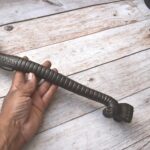 Elephant Trunk Cast Iron Door Handle – Rustic Antique Black Decorative Pull Handle for Doors, Cabinets & Gates 1 Pcs - Image 7