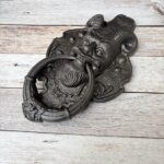 Vintage Cast Iron Devil Face Door Knocker – Gothic Entrance Door Knocker, Antique Style Heavy Duty Front Door Hardware, Rustic Medieval Home Decor - Image 5