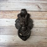 Vintage Cast Iron Devil Face Door Knocker – Gothic Entrance Door Knocker, Antique Style Heavy Duty Front Door Hardware, Rustic Medieval Home Decor - Image 8