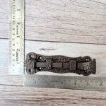 Vintage Iron Door Latch , Rustic Barrel Bolt Lock 2 pcs Lot - Image 8