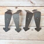 Rustic Metal L-Angle Corner Braces for Furniture & Wood Boxes 4 Pcs Lot - Image 3