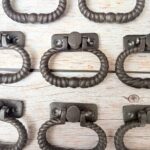 Vintage Twisted Rope Drawer Pulls | Cast Iron Cabinet Hardware 10 pcs lot - Image 6