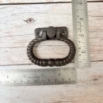 Vintage Twisted Rope Drawer Pulls | Cast Iron Cabinet Hardware 10 pcs lot - Image 3