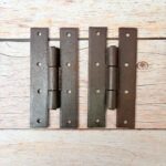 Vintage Door Hinges, Rustic Door Hinges, Antique Style Hinges, Farmhouse Hardware, Black Metal Hinges, Cabinet Door Hinges, Gate Hinges, Rustic Cabinet Hardware, Vintage Restoration Hardware, Decorative Door Hinges, Barn Door Hardware, Traditional Door Hinges.