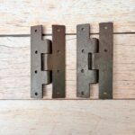 Vintage Rustic Iron Door Hinges Set of 2 – Handmade Farmhouse Hardware for Doors and Cabinets - Image 5