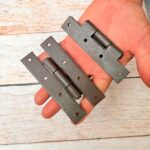 Vintage Rustic Iron Door Hinges Set of 2 – Handmade Farmhouse Hardware for Doors and Cabinets - Image 4