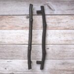 Rustic Branch Style Cast Iron Cabinet Handle –16 Inch Antique Black Tree Branch Pull Handle for Cabinets, Drawers & Furniture 2 Pcs - Image 4