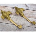 Handmade Brass Ganesha Door Handle Pair – Elephant Antique Temple Door Pull Hardware for Home & Pooja Room 2 PCS - Image 8
