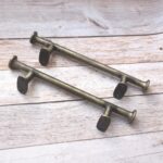 Premium Antique Iron Cabinet Pull Handle – Heavy Duty Rustic Drawer Handle for Kitchen Cabinets, Wardrobes, Dressers & Furniture (Pack of 2) - Image 4