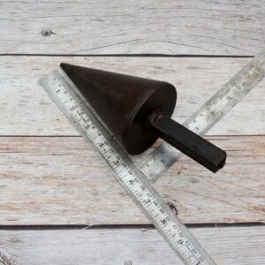Solid Steel Cone Mandrel Hardy Tool for Anvil | Blacksmith Cone Stake for Metal Forming