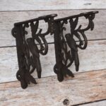 Decorative Cast Iron Bird Shelf Brackets Set of 2 – Rustic Heavy Duty Wall Shelf Supports, Vintage Farmhouse Floating Shelf - Image 7