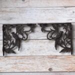 Decorative Cast Iron Bird Shelf Brackets Set of 2 – Rustic Heavy Duty Wall Shelf Supports, Vintage Farmhouse Floating Shelf - Image 5
