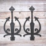 Decorative Cast Iron Spear Strap Hinge | Antique Rustic Barn Door & Gate Hinges 2 Pcs Lot - Image 4