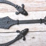 Decorative Cast Iron Spear Strap Hinge | Antique Rustic Barn Door & Gate Hinges 2 Pcs Lot - Image 6
