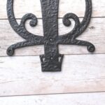 Decorative Cast Iron Spear Strap Hinge | Antique Rustic Barn Door & Gate Hinges 2 Pcs Lot - Image 8