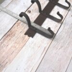 Hand Forged Iron Wall Mounted Coat Rack with 4 Hooks – Rustic Farmhouse Entryway Coat & Hat Rack - Image 12