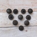 Hammered Cast Iron Cabinet Knob | Rustic Vintage Drawer Pull 10 Pcs Lot - Image 4