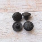 Hammered Cast Iron Cabinet Knob | Rustic Vintage Drawer Pull 10 Pcs Lot - Image 3