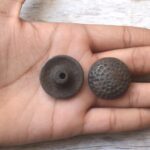 Handcrafted Hammered Cast Iron Cabinet Knob – Rustic Vintage Furniture Hardware