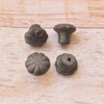 Rustic Cast Iron Pumpkin Cabinet Knob – Antique Black Round Drawer Knob for Cabinets, Cupboards & Furniture 10 Pcs Lot - Image 2