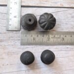 Rustic Cast Iron Pumpkin Cabinet Knob – Antique Black Round Drawer Knob for Cabinets, Cupboards & Furniture 10 Pcs Lot - Image 4