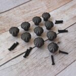 Rustic Cast Iron Pumpkin Cabinet Knob – Antique Black Round Drawer Knob for Cabinets, Cupboards & Furniture 10 Pcs Lot - Image 6
