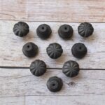 Rustic Cast Iron Pumpkin Cabinet Knob – Antique Black Round Drawer Knob for Cabinets, Cupboards & Furniture 10 Pcs Lot - Image 7