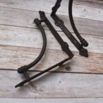 Rustic Cast Iron Shelf Brackets | Heavy Duty Wall Supports 2 Pcs Lot - Image 9